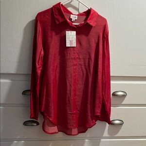 NWT LuLaRoe red blouse